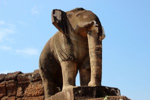 Kambodscha-Angkor-Elefant