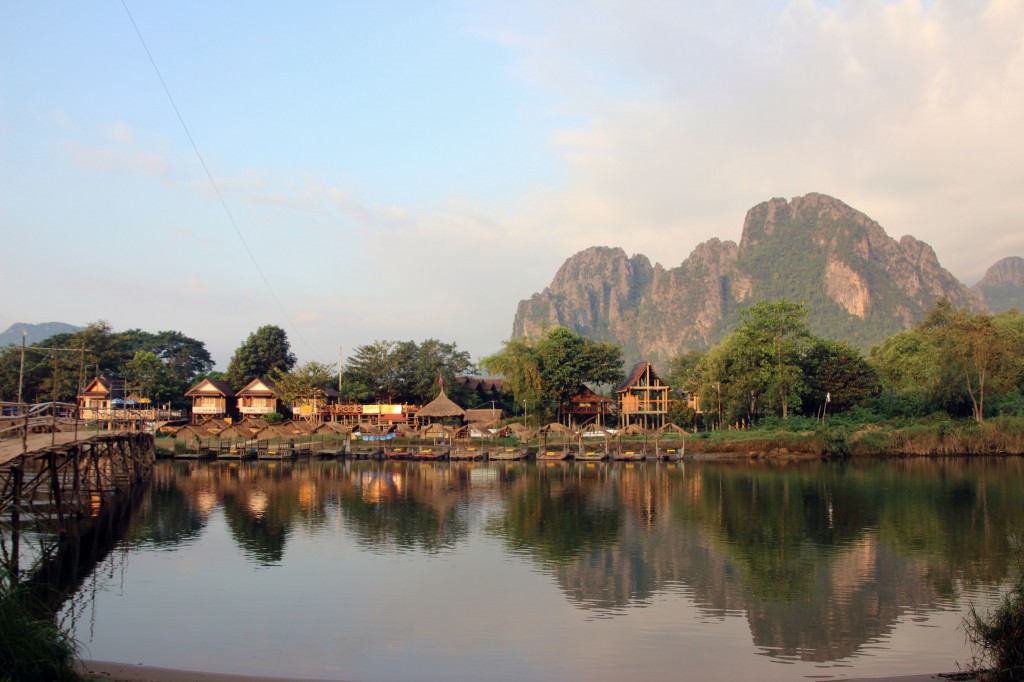 Laos-Vang-Vieng-Fluss